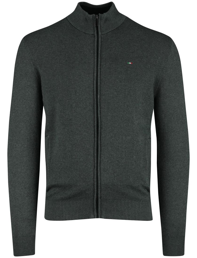 Groen Portofino vest katoen