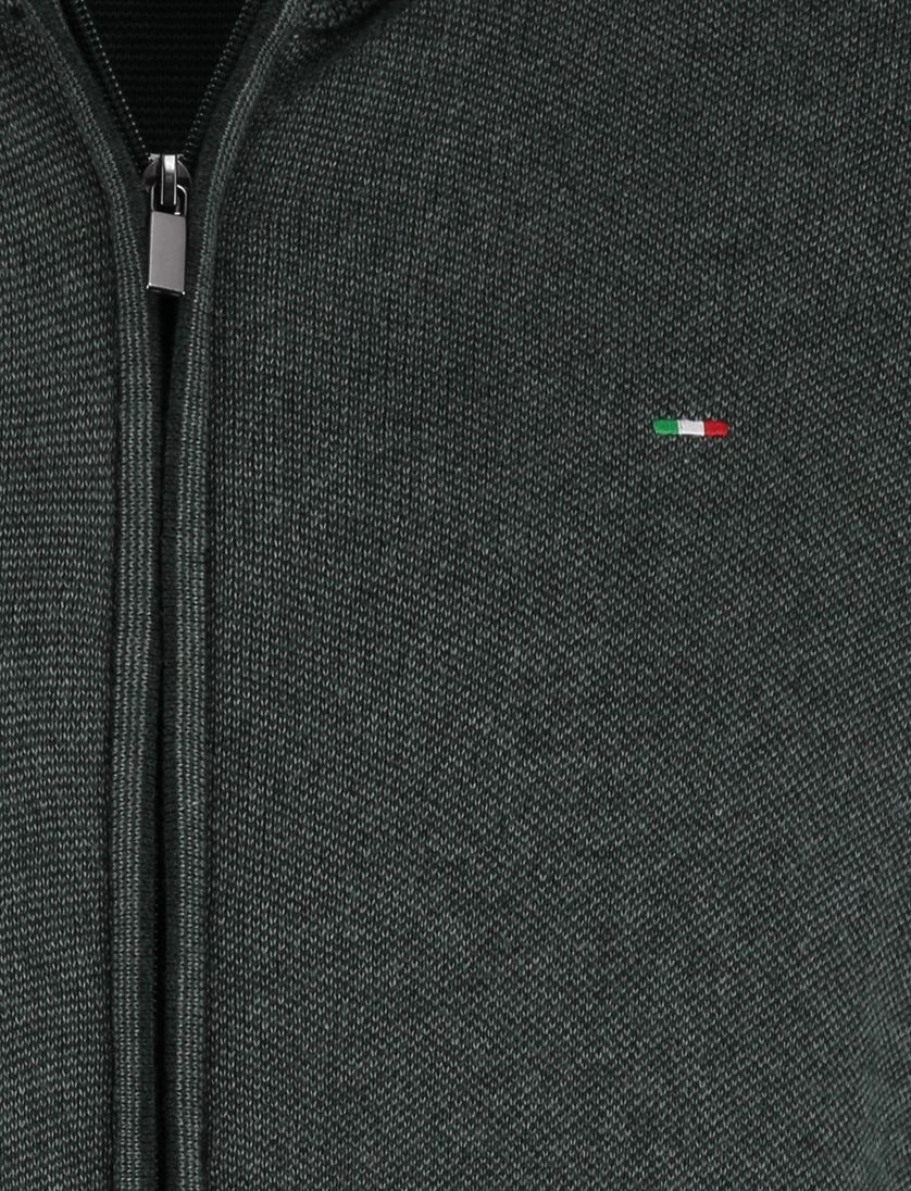 Groen Portofino vest katoen