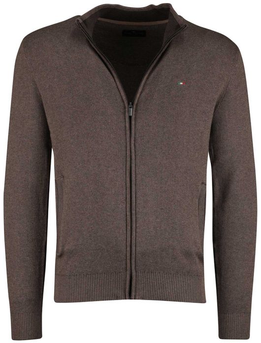 Portofino katoenen vest taupe