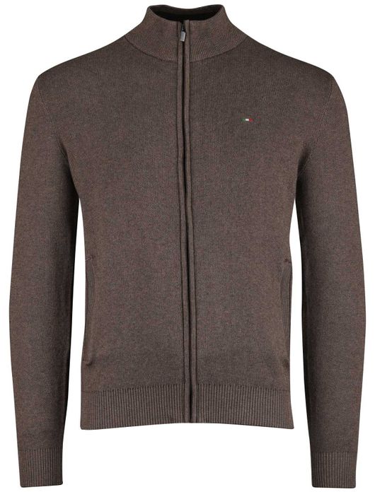 Portofino katoenen vest taupe