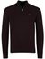 Portofino trui half zip melange rood