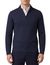Portofino half zip trui donkerblauw