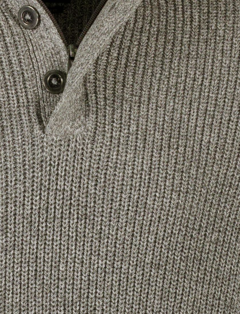 trui extra lange mouwlengte Portofino grijs