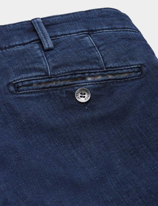 Meyer Pantalon jeans donkerblauw