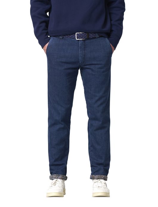 Meyer Pantalon jeans donkerblauw