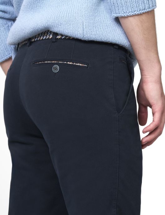 Meyer Pantalon chino donkerblauw Bonn