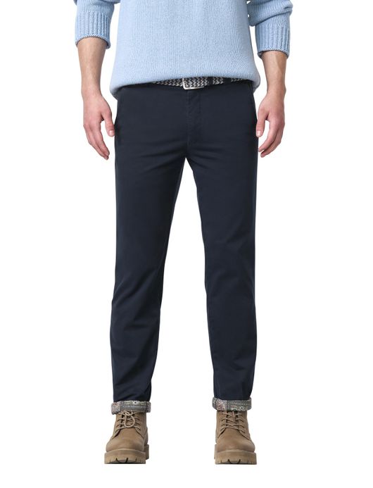 Meyer Pantalon chino donkerblauw Bonn