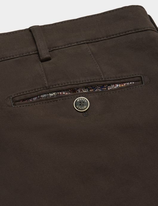Meyer Pantalon chino bruin Bonn