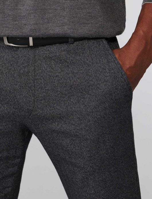 Meyer Pantalon chino grijs Bonn