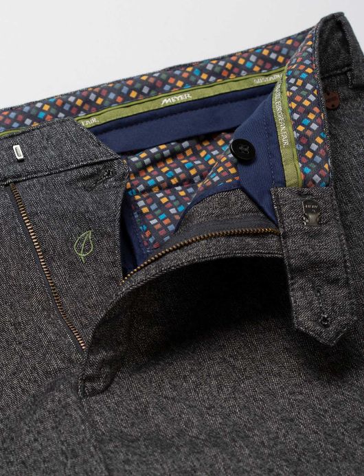 Meyer Pantalon chino grijs Bonn