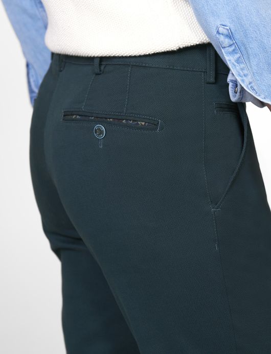 Meyer Pantalon chino blauw Bonn