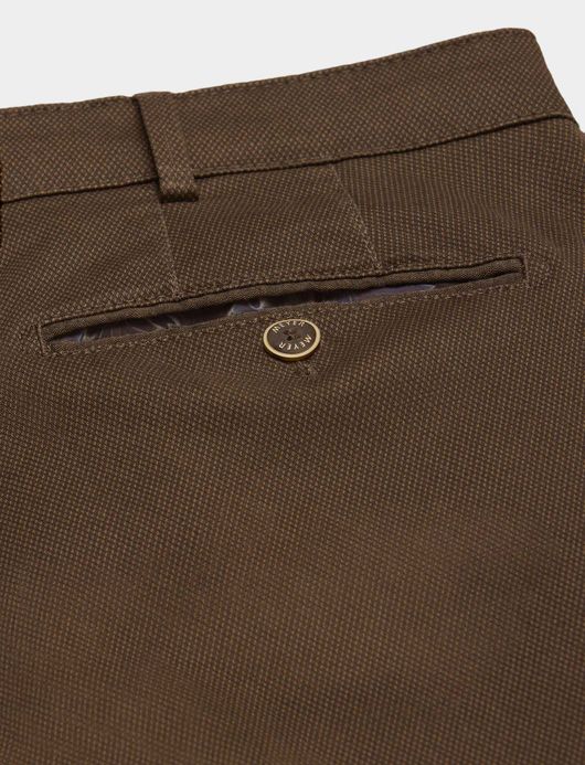 Meyer Pantalon chino bruin bonn