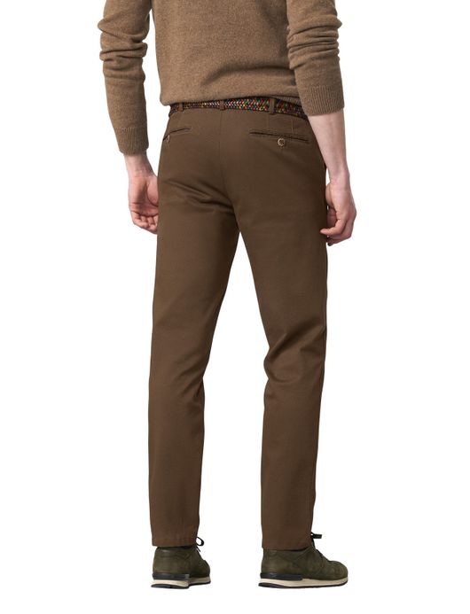 Meyer Pantalon chino bruin bonn