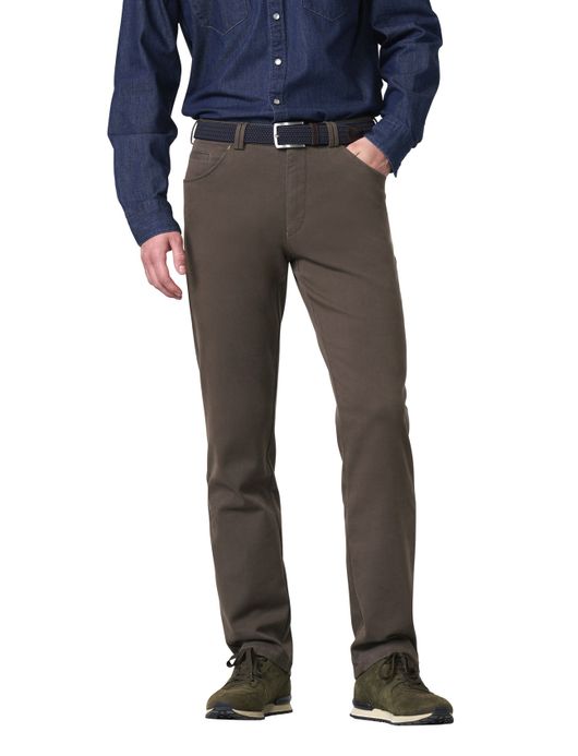 Meyer Pantalon chino bruin Dublin