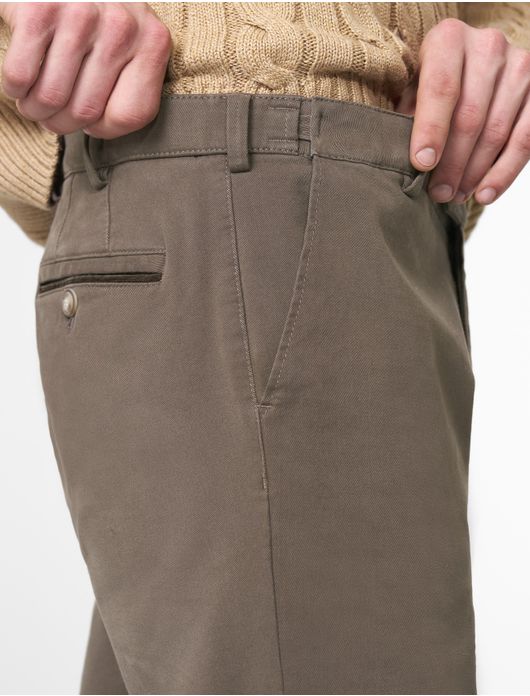 Meyer Pantalon chino bruin Oslo