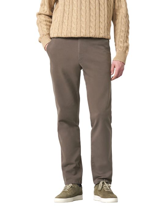 Meyer Pantalon chino bruin Oslo