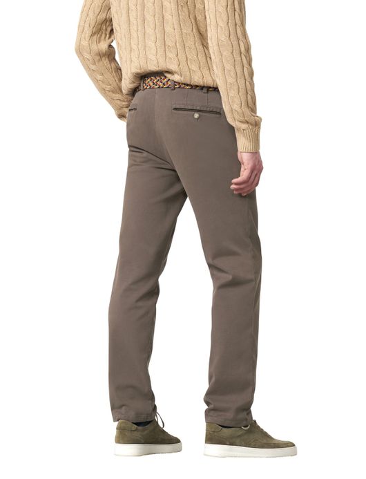 Meyer Pantalon chino bruin Oslo