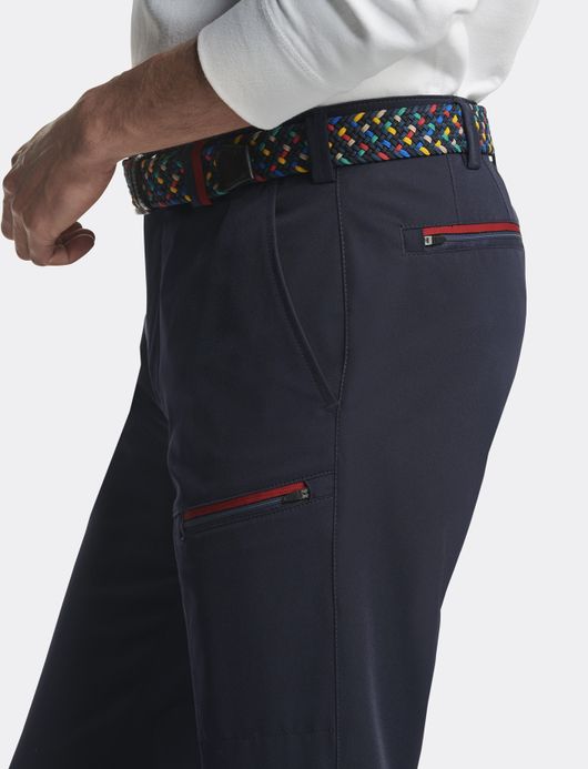 Meyer Pantalon chino donkerblauw Skye