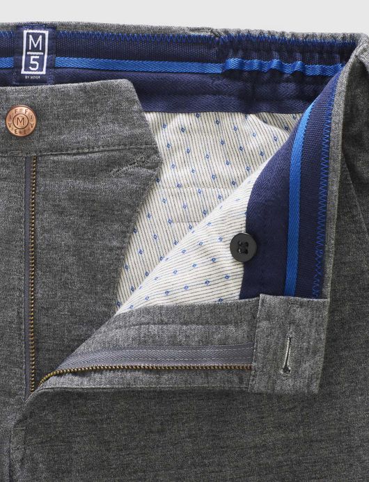 Meyer Pantalon chino grijs M5 Move