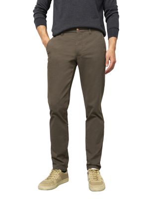 Meyer Meyer M5 Move chino broek bruin effen katoen