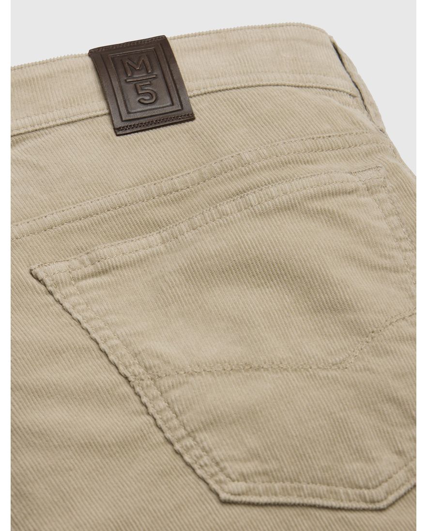 Meyer M5 Five 5p model broek beige effen corduroy