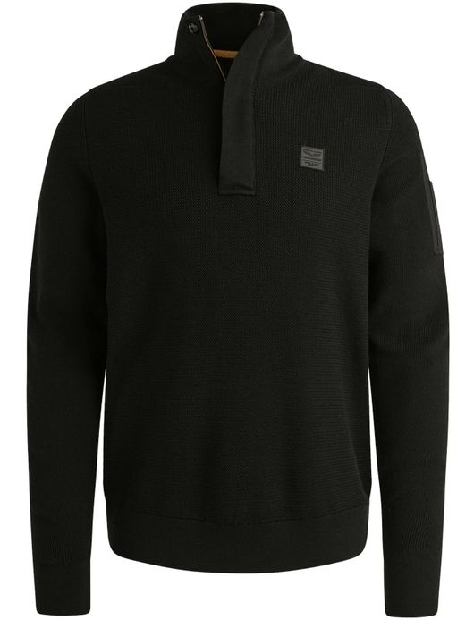 PME Legend half zip trui zwart