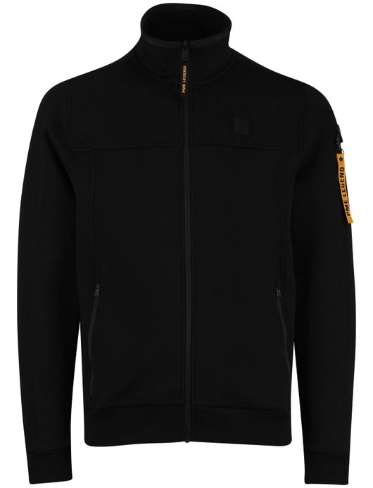 PME Legend vest rits zwart katoen