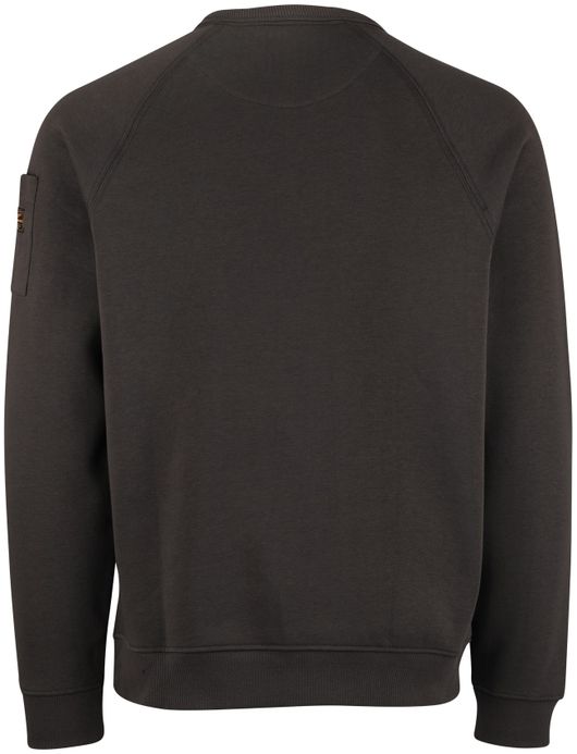 PME Legend trui ronde hals groen effen