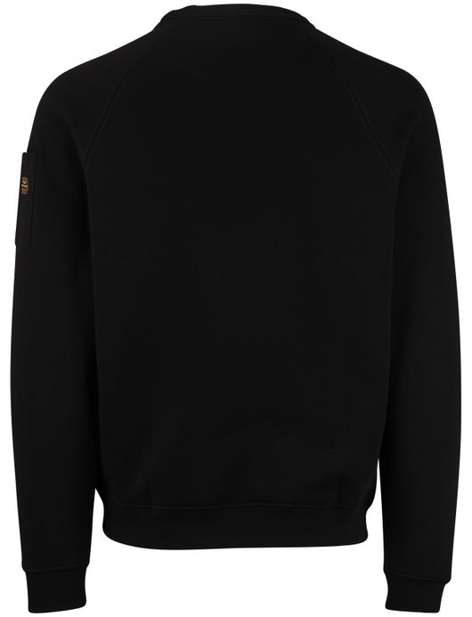 PME Legend trui ronde hals zwart effen