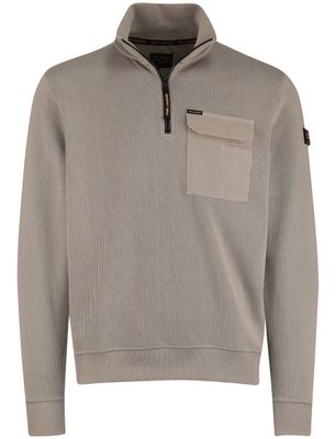 PME Legend PME Legend half zip vest beige corduroy