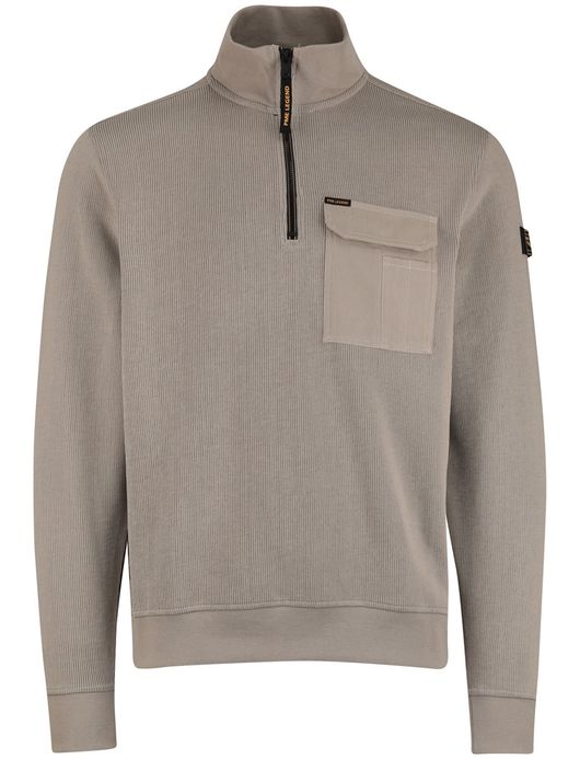 PME Legend half zip vest beige corduroy
