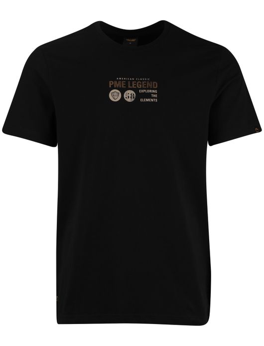 PME Legend T-shirt zwart katoen