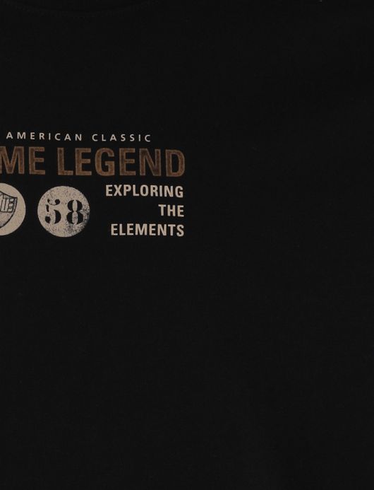 PME Legend T-shirt zwart katoen