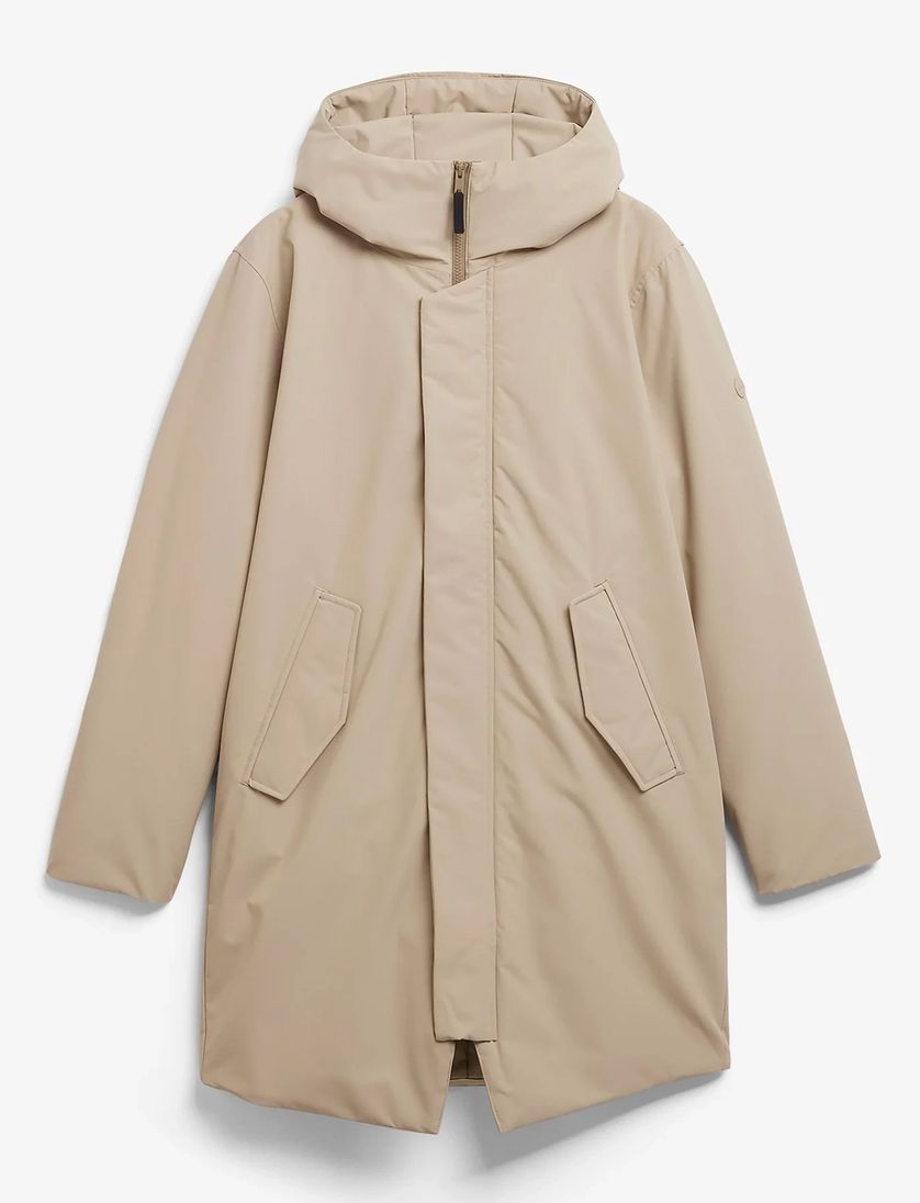 Elvine winterjas waterdicht beige polyester