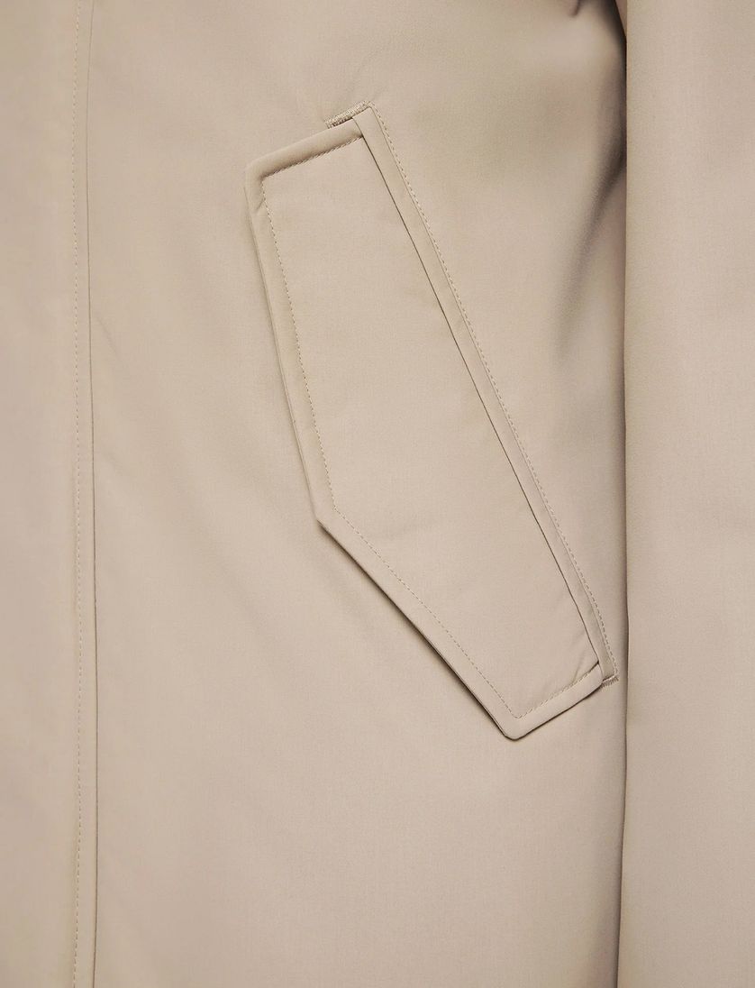 Elvine winterjas waterdicht beige polyester