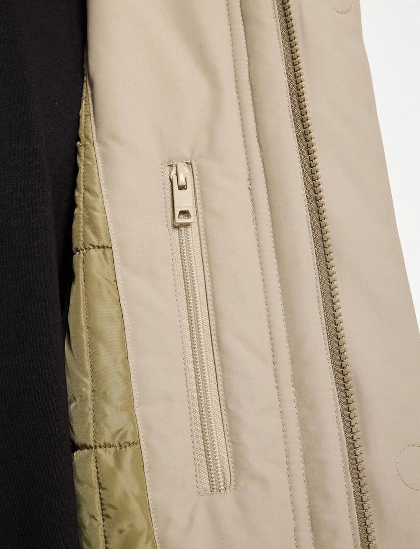 Elvine winterjas waterdicht beige polyester