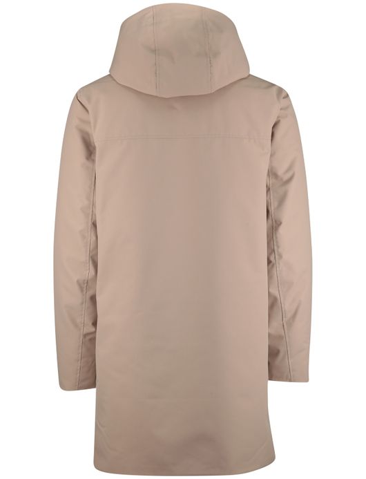 Elvine winterjas waterdicht beige met capuchon