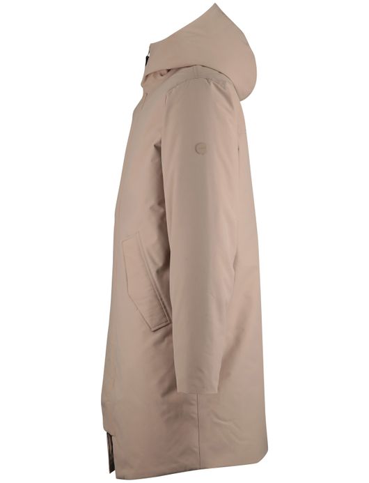 Elvine winterjas waterdicht beige met capuchon