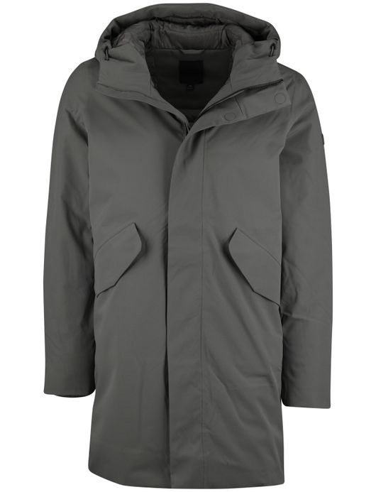 Elvine groene winterjas effen normale fit