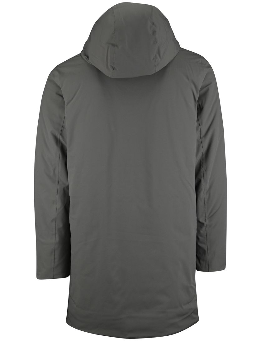 Elvine winterjas effen groen normale fit