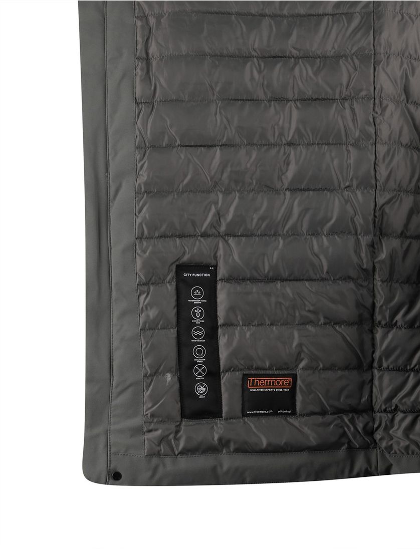 Elvine winterjas effen groen normale fit