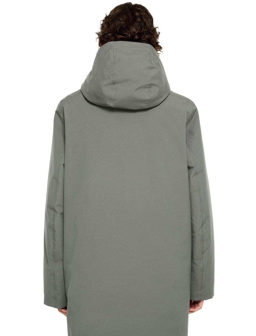 Elvine winterjas effen groen normale fit