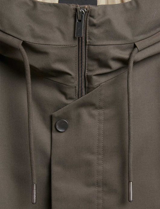 Elvine Karim lange winterjas groen