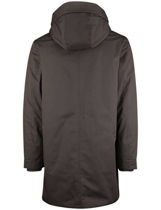 Elvine Karim lange winterjas groen