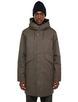 Elvine Elvine Karim lange winterjas groen