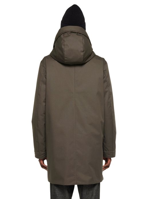 Elvine Karim lange winterjas groen