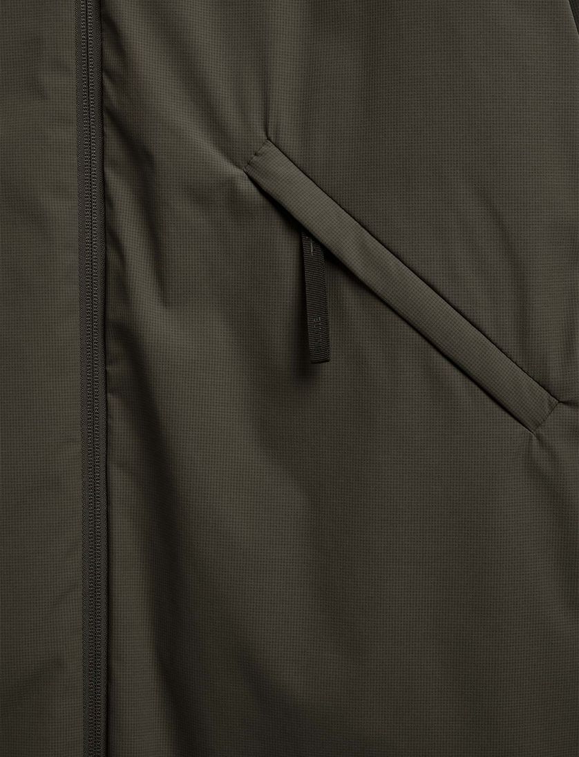 Elvine Torgny lange winterjas groen