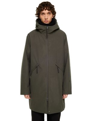 Elvine Elvine Torgny lange winterjas groen