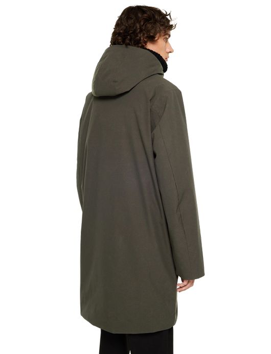 Elvine Torgny lange winterjas groen