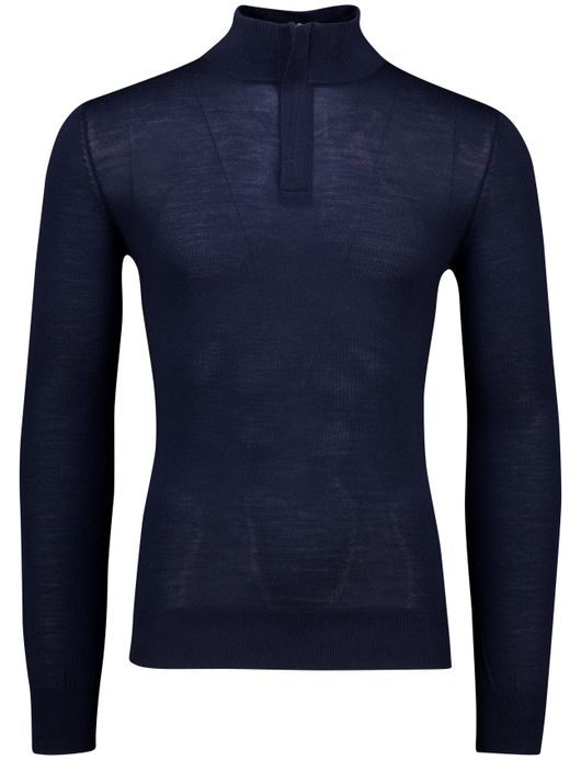 Cavallaro Saronno half zip donkerblauw